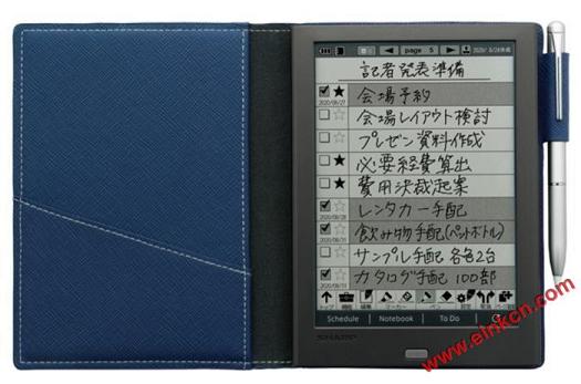夏普6寸电子纸记事本, 搭载 E Ink 电子墨水屏,1495 RMB