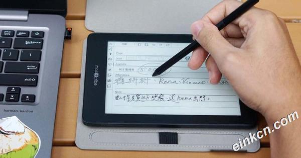 电子笔记本、电子书阅读器二合一推荐：MobiScribe 阅读效果与手写体验媲美实体纸本