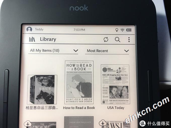 #原创新人#跑马观花：Barnes & Noble 巴诺书店 NOOK GLOWLIGHT 3 电纸书阅读器 伪开箱&浅评&杂谈
