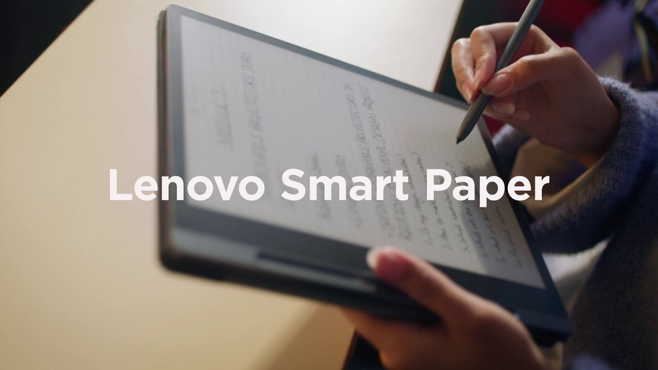 Lenovo Smart Paper E Ink tablet
