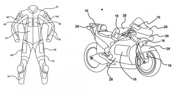 Digital displays on bikes and suits? We may see them soon