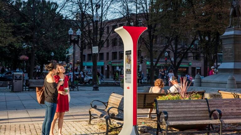 These solar-powered signs across Boston collect data from your phone