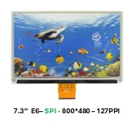 7.3”  E6– SPI - 800*480 – 127PPI