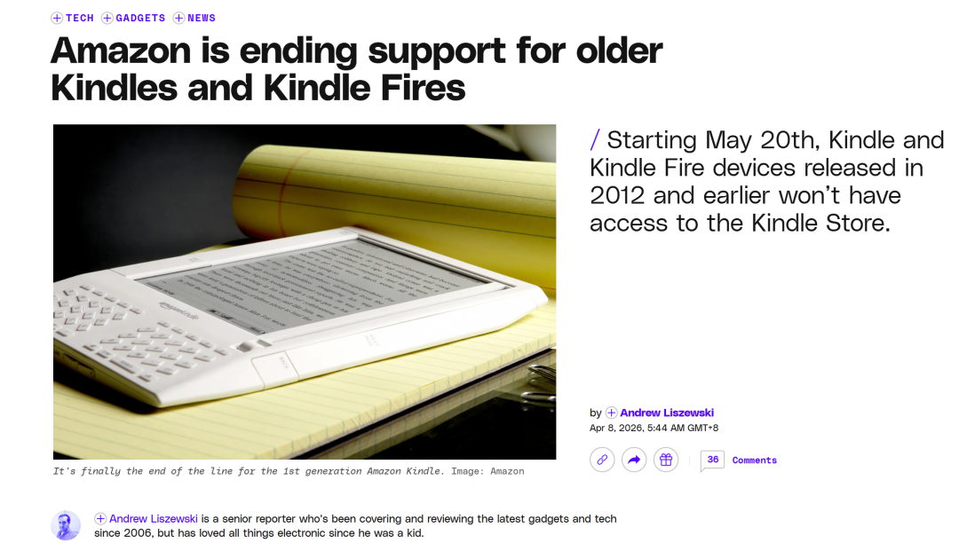 墨水屏简报第9期：老Kindle大限将至建议抓紧出手回血/汉王Clear7锦鲤推高7寸价格天花板/Viwoods开放ADB/科大讯飞上线翻译助手/读墨新品