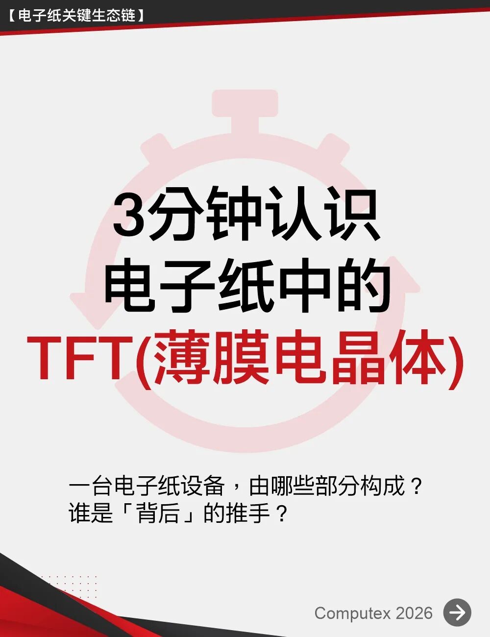 从TFT看懂电子纸生态链｜COMPUTEX现场见
