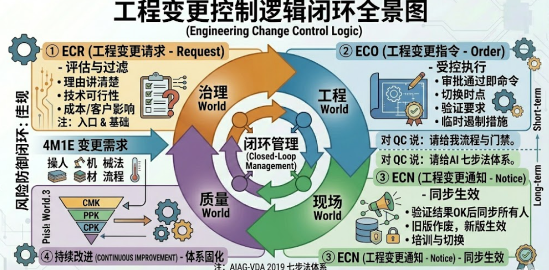 什么是工程变更请求（ECR）、工程变更指令（ECO）与工程变更通知（ECN）？