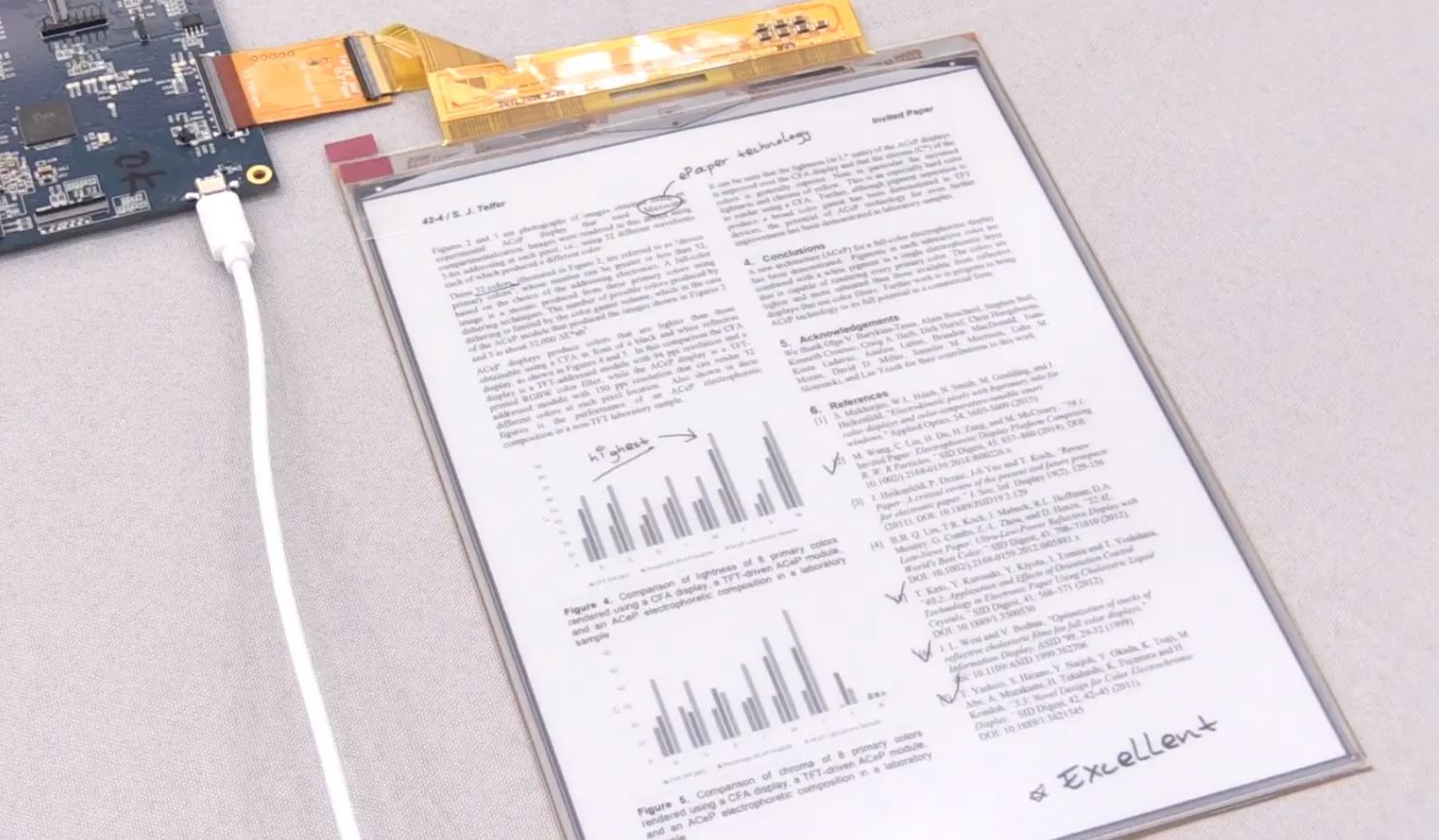 E INK develops new timing controller for faster page refreshes
