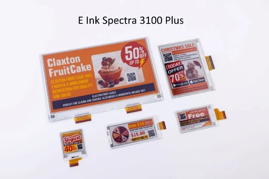 E Ink Spectra™ 3100 Plus电子纸标签将成零售场域新宠儿  Spectra 电子墨水 电子纸 电子墨水屏 EINK 墨水屏 eink 五色墨水屏 墨水屏抖点 黑白红黄橘 第2张