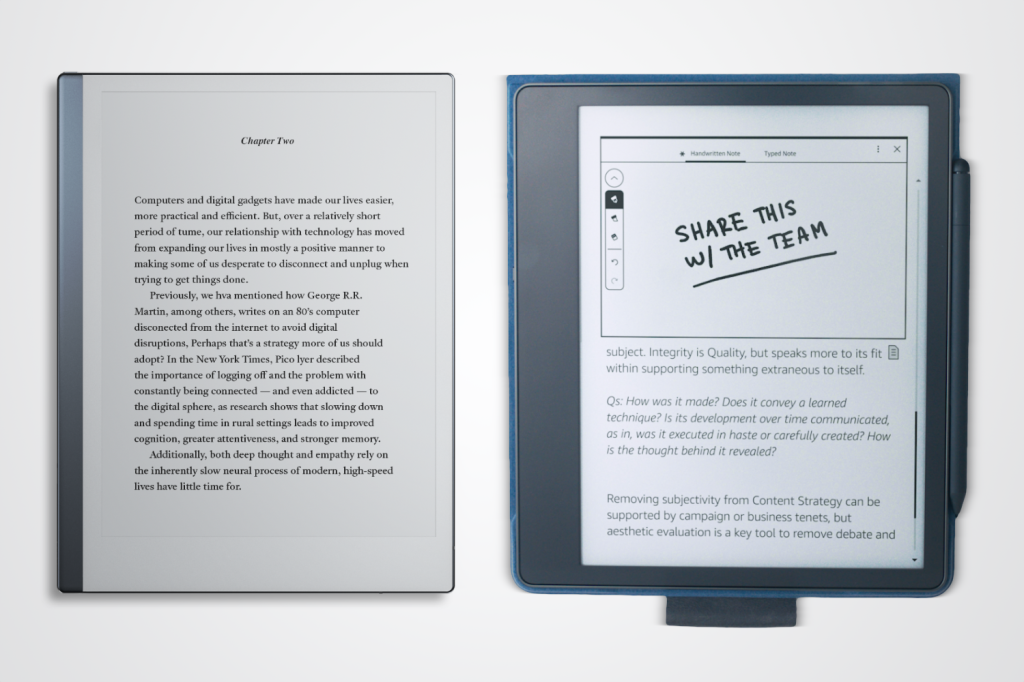 Amazon Kindle Scribe vs Remarkable 2: which is the best E Ink tablet?  电子墨水 电子纸 电子墨水屏 EINK 墨水屏 eink 水墨屏 kindle remarkable tablets 墨水屏平板 墨水屏手写平板 第9张