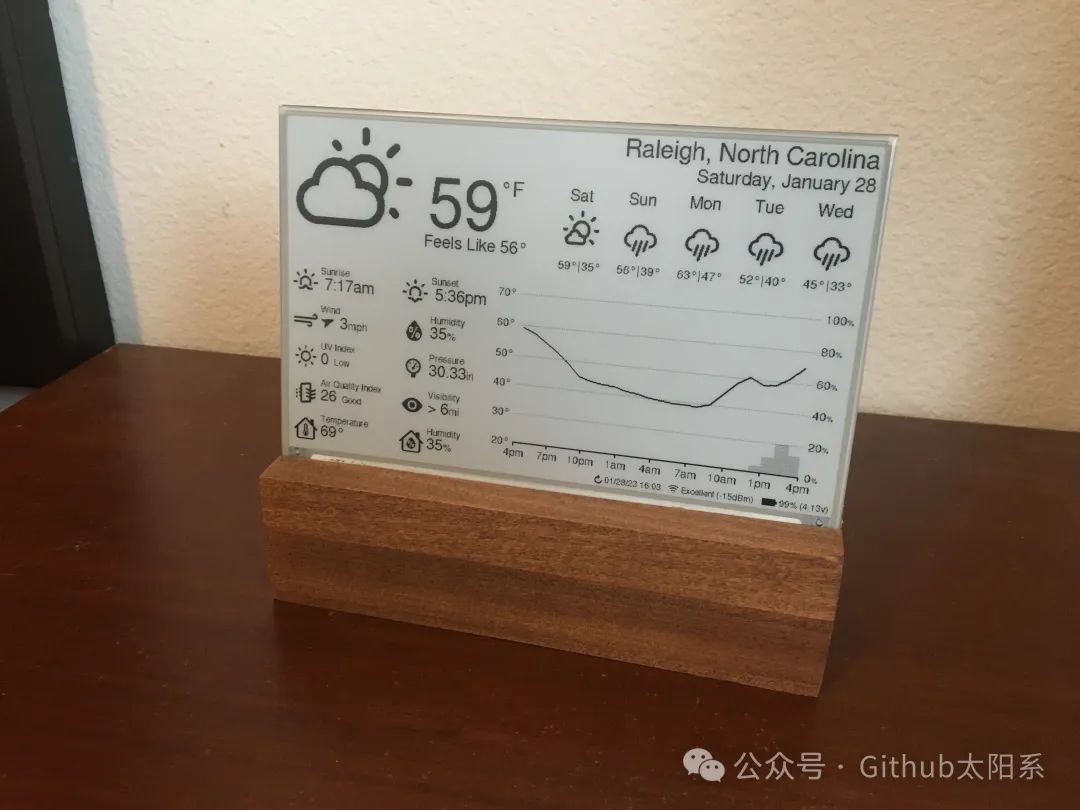 DIY一个自己专属的智能天气显示屏：ESP32-Weather-EPD